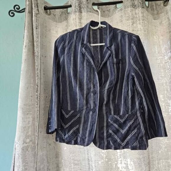 Cabi Linen Jacket EUC size 8 Style #871 - Picture 2 of 7